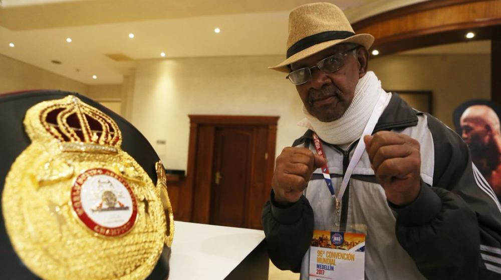 El exboxeador colombiano Bernardo Caraballo.