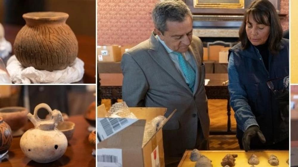 Piezas precolombinas.