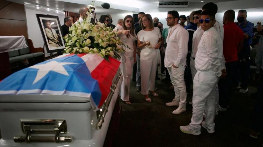 Acto fúnebre en San Juan.