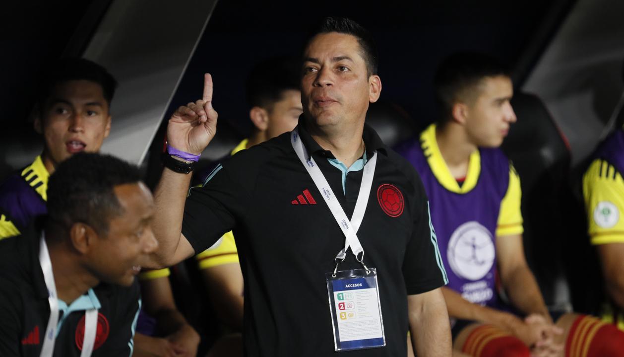 Héctor Cárdenas, técnico de la Selección Colombia Sub-20.