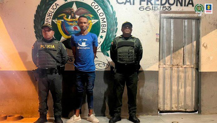 El hombre fue capturado en el barrio Fredonia de la capital de Bolívar. 