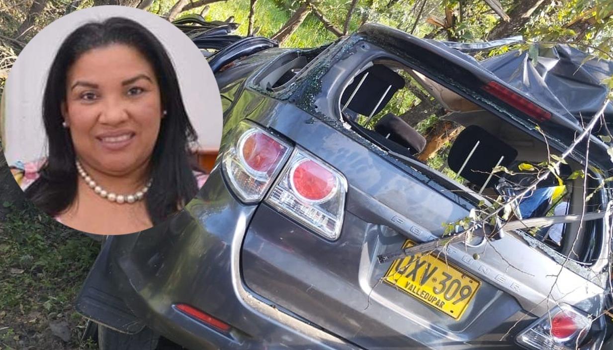 Rosa Elena Rosado, una de las víctimas mortales que se movilizaban en la camioneta. 