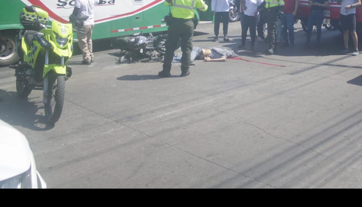 Lugar del accidente.