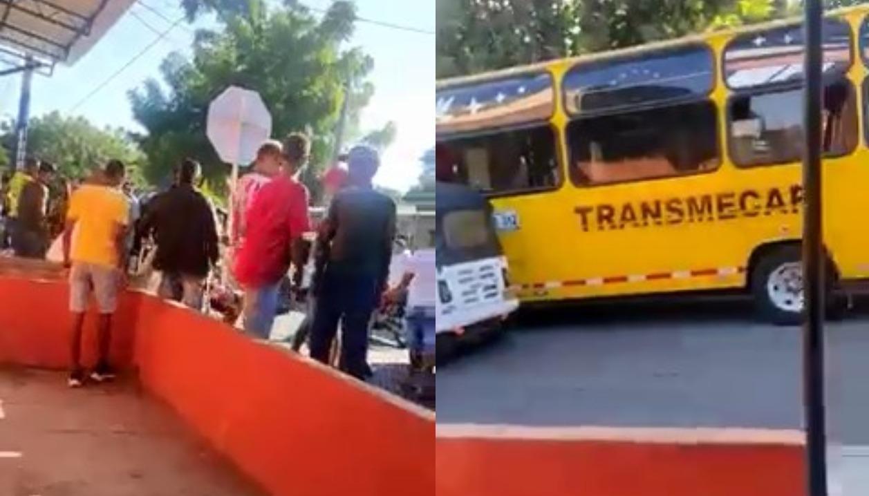 Atraco a bus de Transmecar.