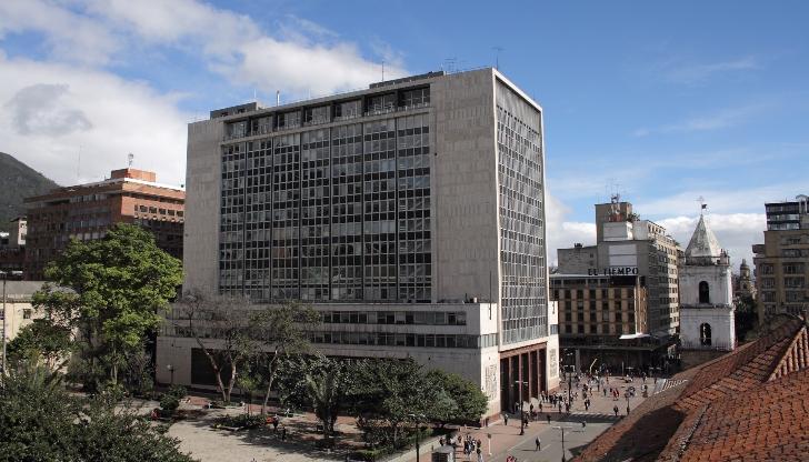Sede principal del Banco de la República en Bogotá.