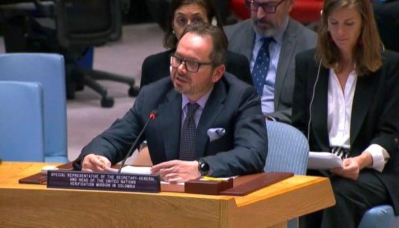 Carlos Ruiz Massieu, Secretario General de la ONU en Colombia.