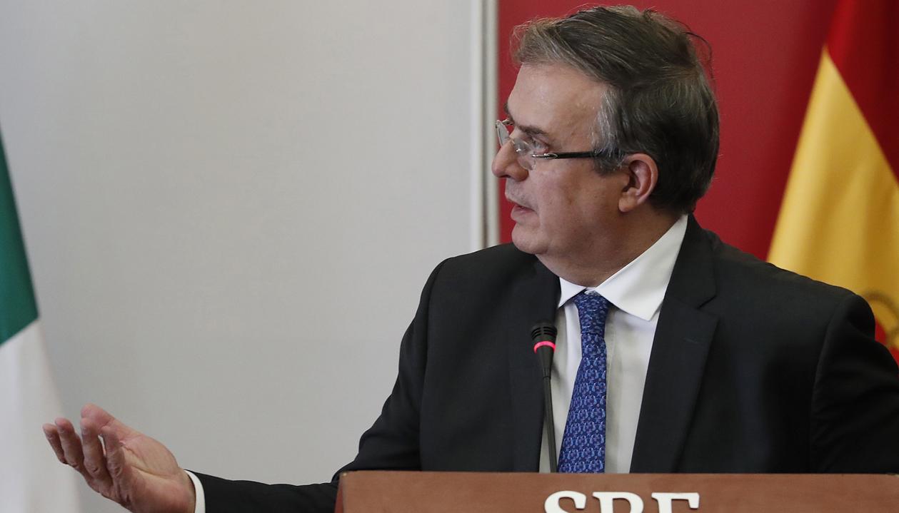 El canciller mexicano, Marcelo Ebrard.