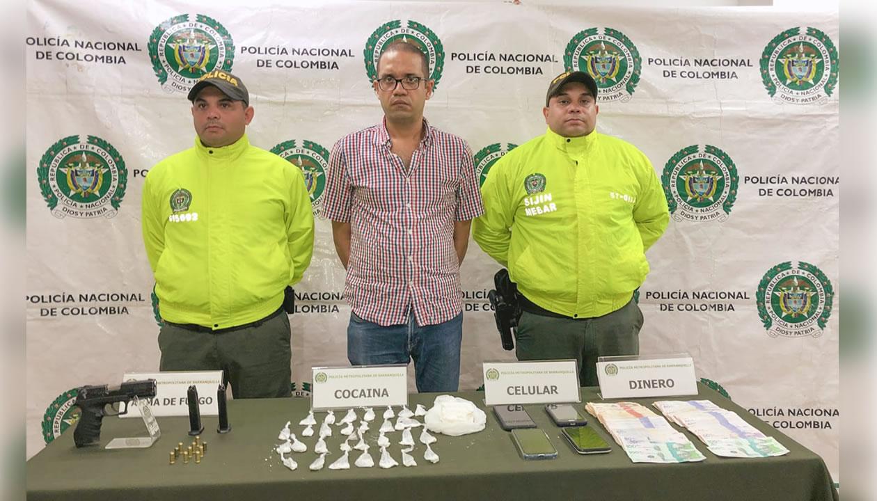 Capturado con droga en Villa Tarel