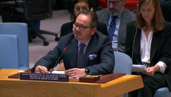 Enviado de la ONU para Colombia, Carlos Ruiz Massieu.