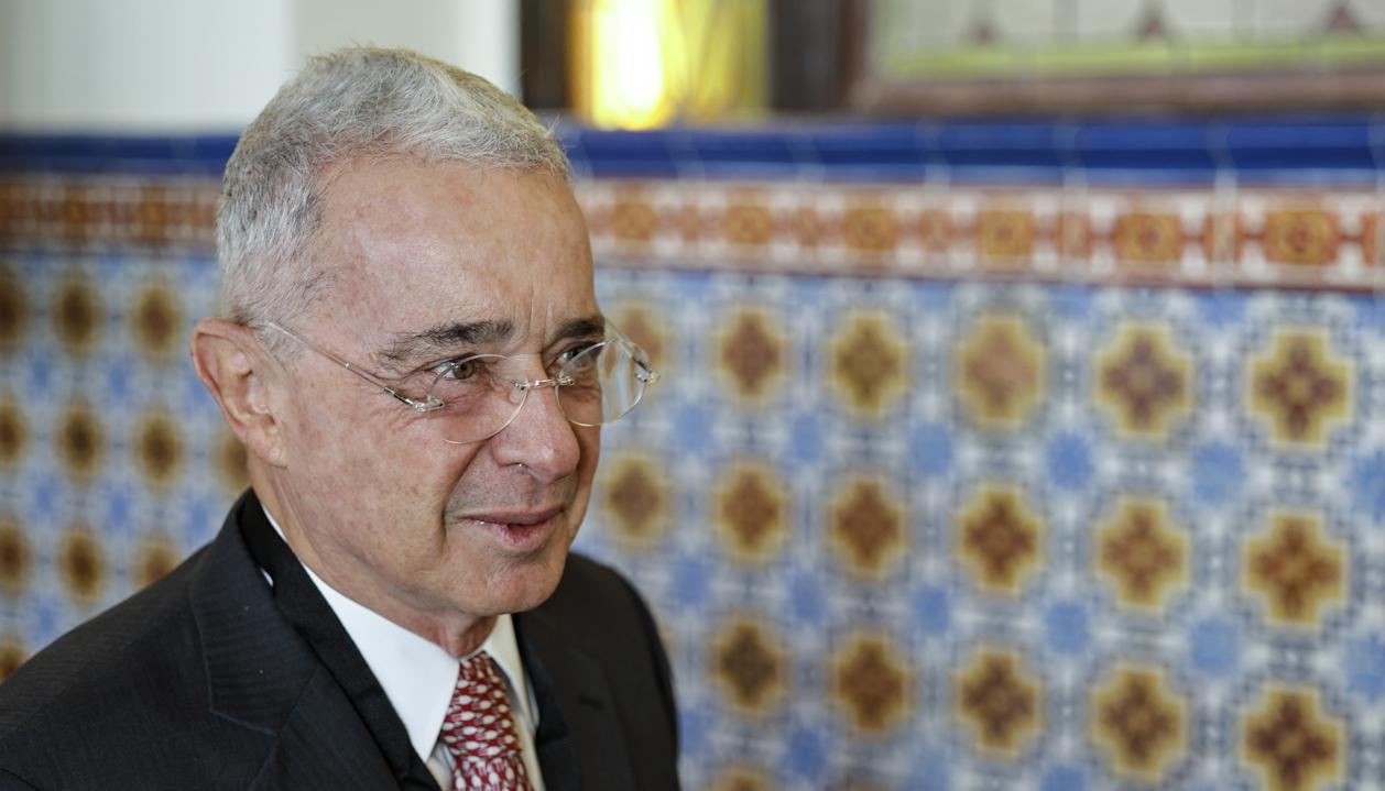 El expresidente de Colombia Álvaro Uribe.