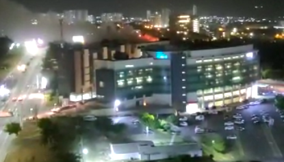 Imagen del incendio.