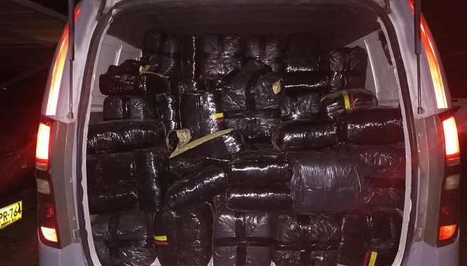 Cargamento de marihuana en falso vehículo del Inpec.