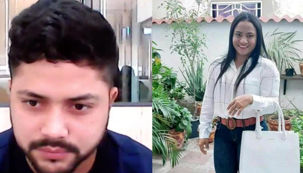 Jairo Medina y la víctima Liliana Segovia. 
