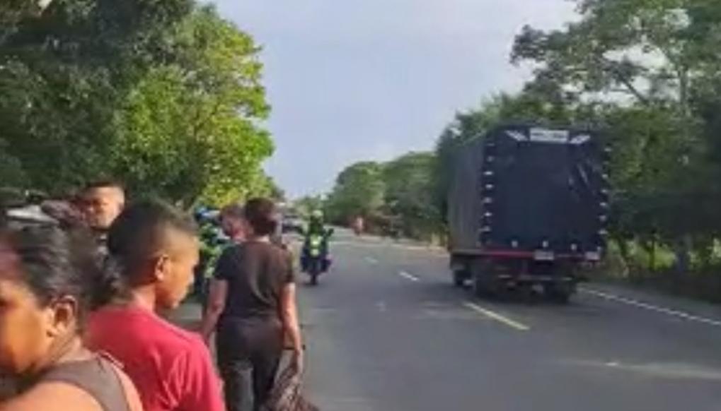 Lugar del accidente.
