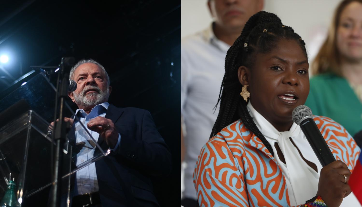 Luiz Inácio Lula da Silva y Francia Márquez.