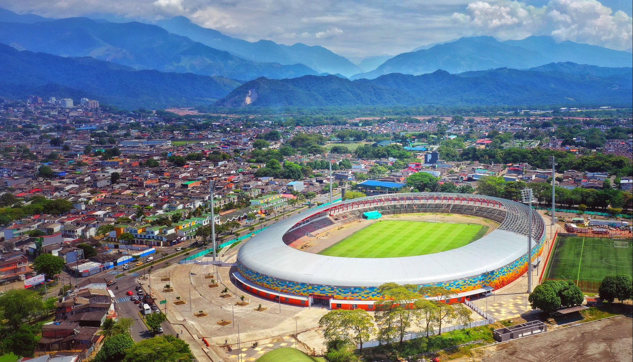 Panorámica del nuevo estadio de Villavicencio.