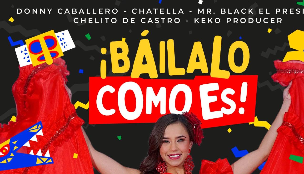 Afiche promocional de la canción ‘Báilalo como es’.