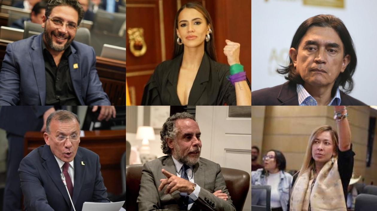 Protagonistas de las peleas del Pacto Histórico.