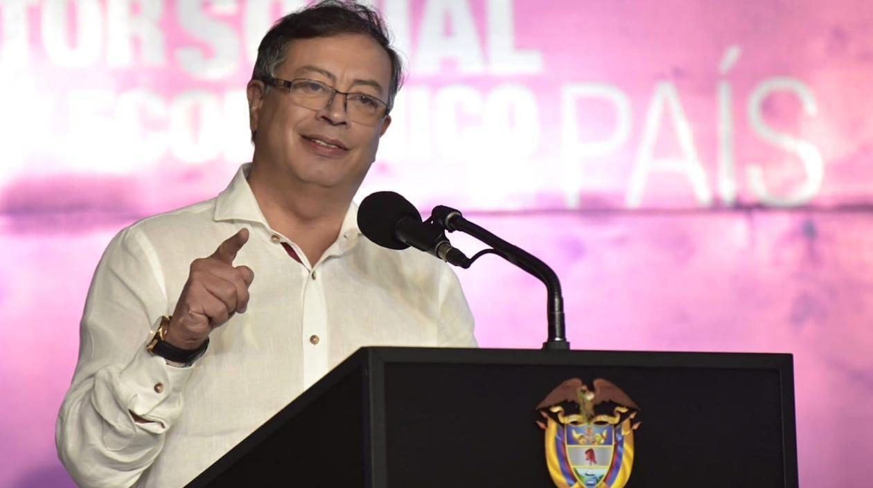 El Presidente de la República, Gustavo Petro.