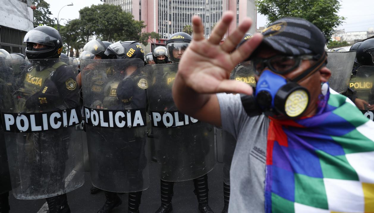 Imagen de las protestas.