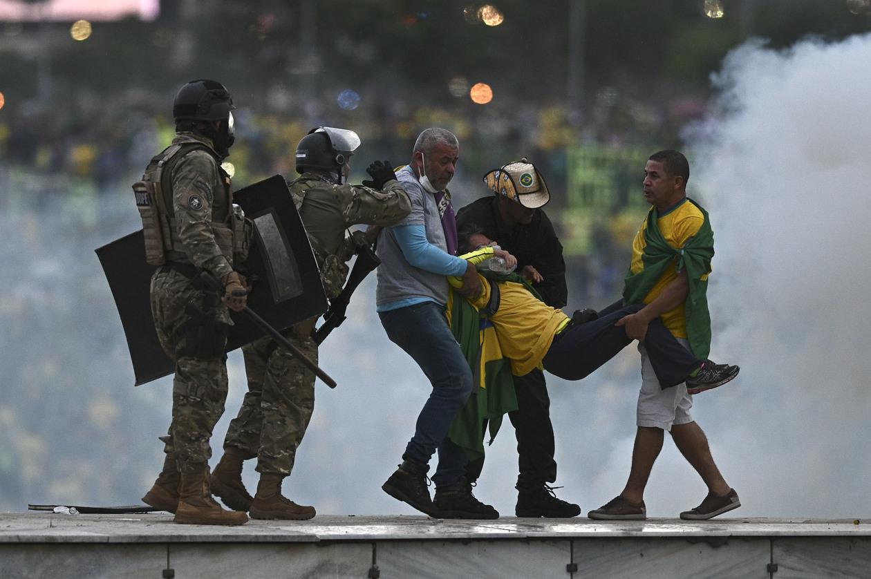 Imagen de la protesta.