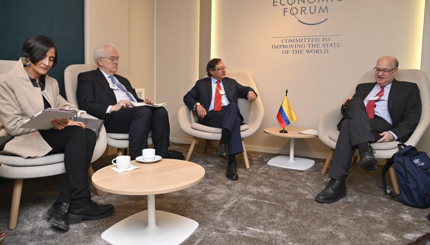 Encuentro bilateral del Presidente Petro con el Presidente del BID, Ilan Goldfajn.