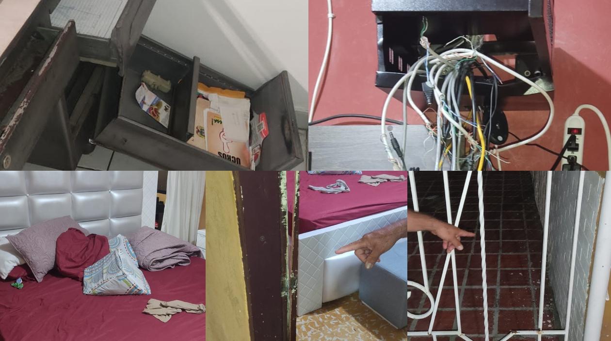 Así quedó la vivienda.