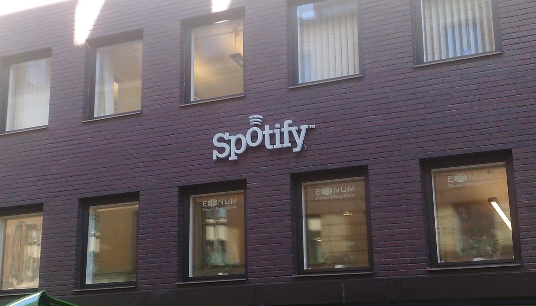 Sede de Spotify en Estocolmo, Suecia.