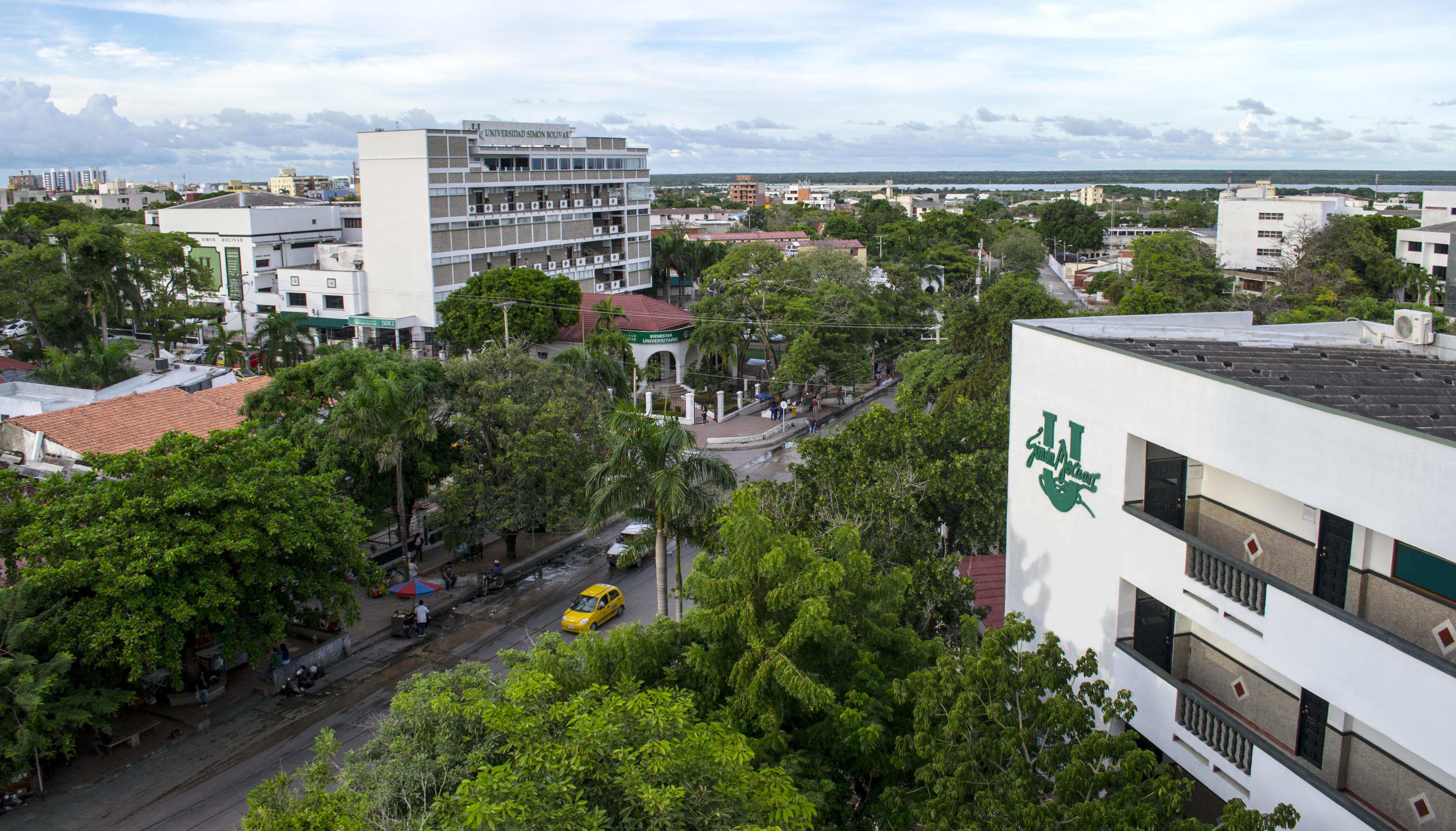 Una de las sedes de la Universidad Simón Bolívar de Barranquilla