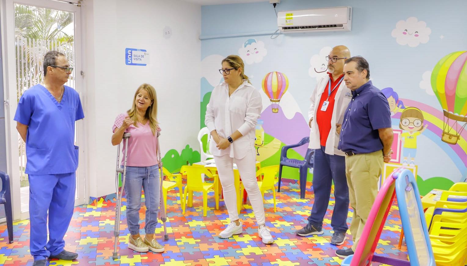 Gobernadora Elsa Noguera visitó la nueva unidad.