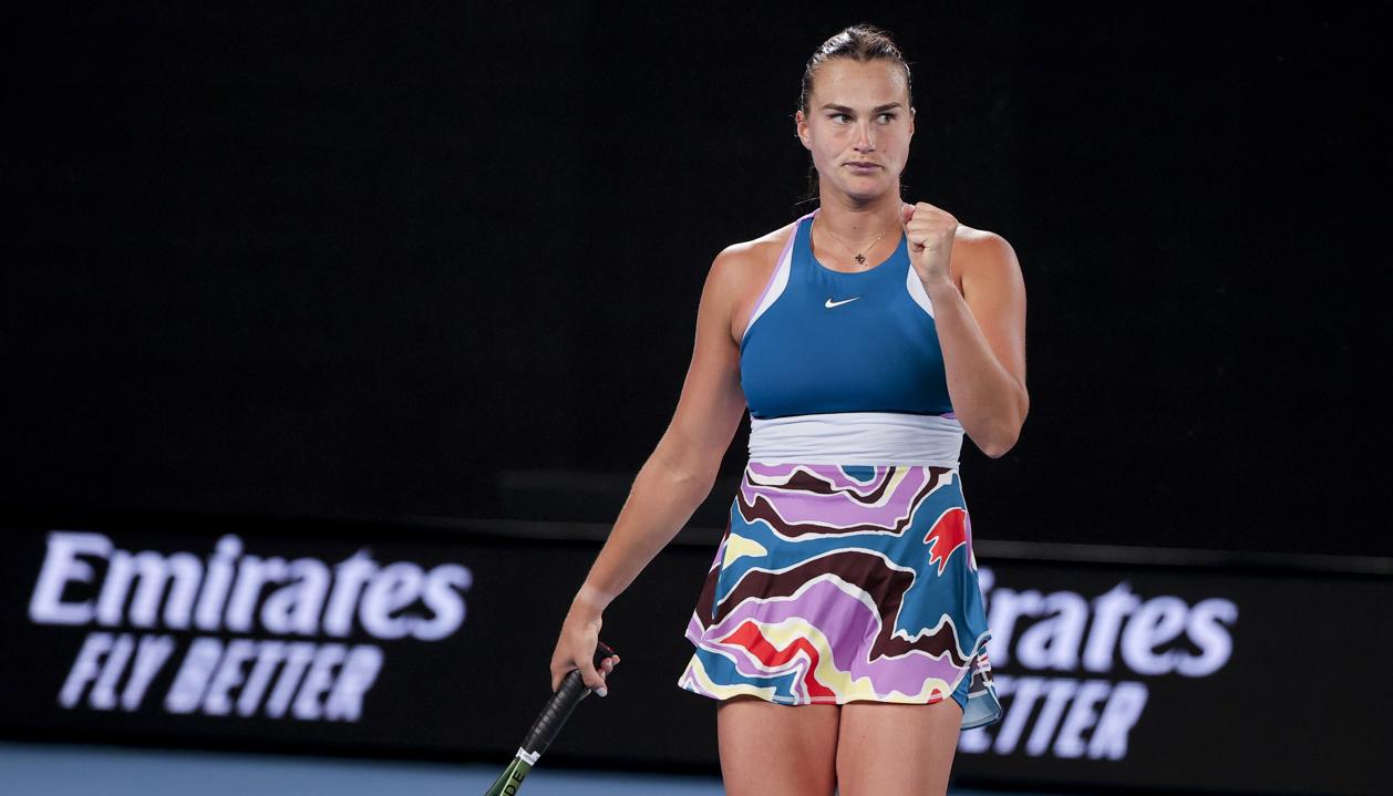 Aryna Sabalenka jugará su primera final de Grand Slam.