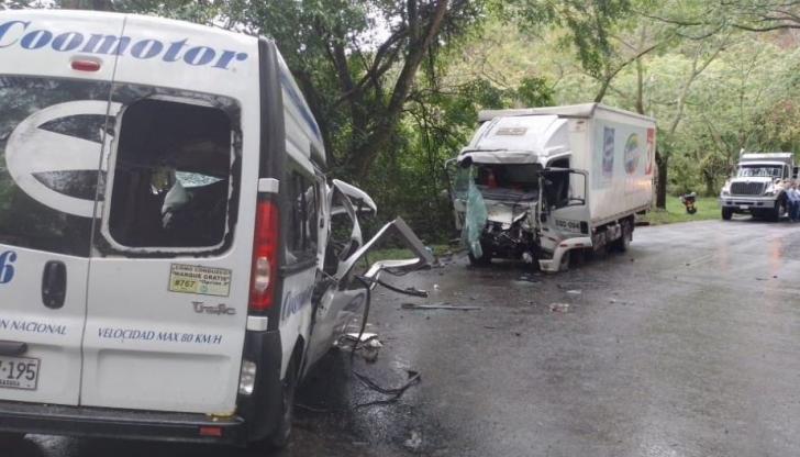 Escena del siniestro en el Huila.