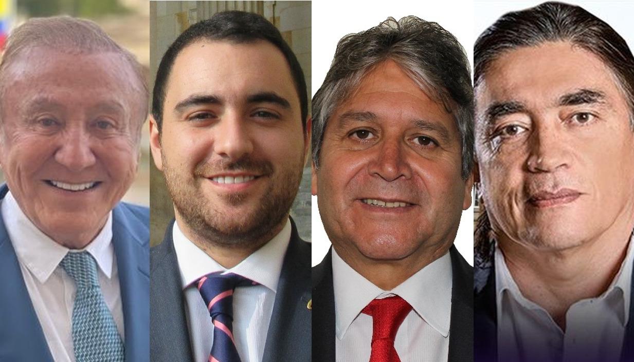 Rodolfo Hernández, Yamil Arana, Berner Zambrano y Gustavo Bolívar.
