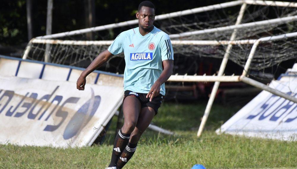 Jhon Jáder Durán estaba concentrado con la Selección Colombia para el Sudamericano Sub-20.