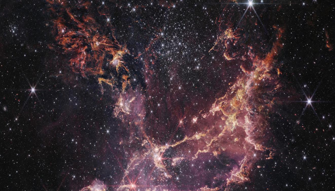 Fotografía sin fecha cedida por la NASA que muestra la región NGC 346.