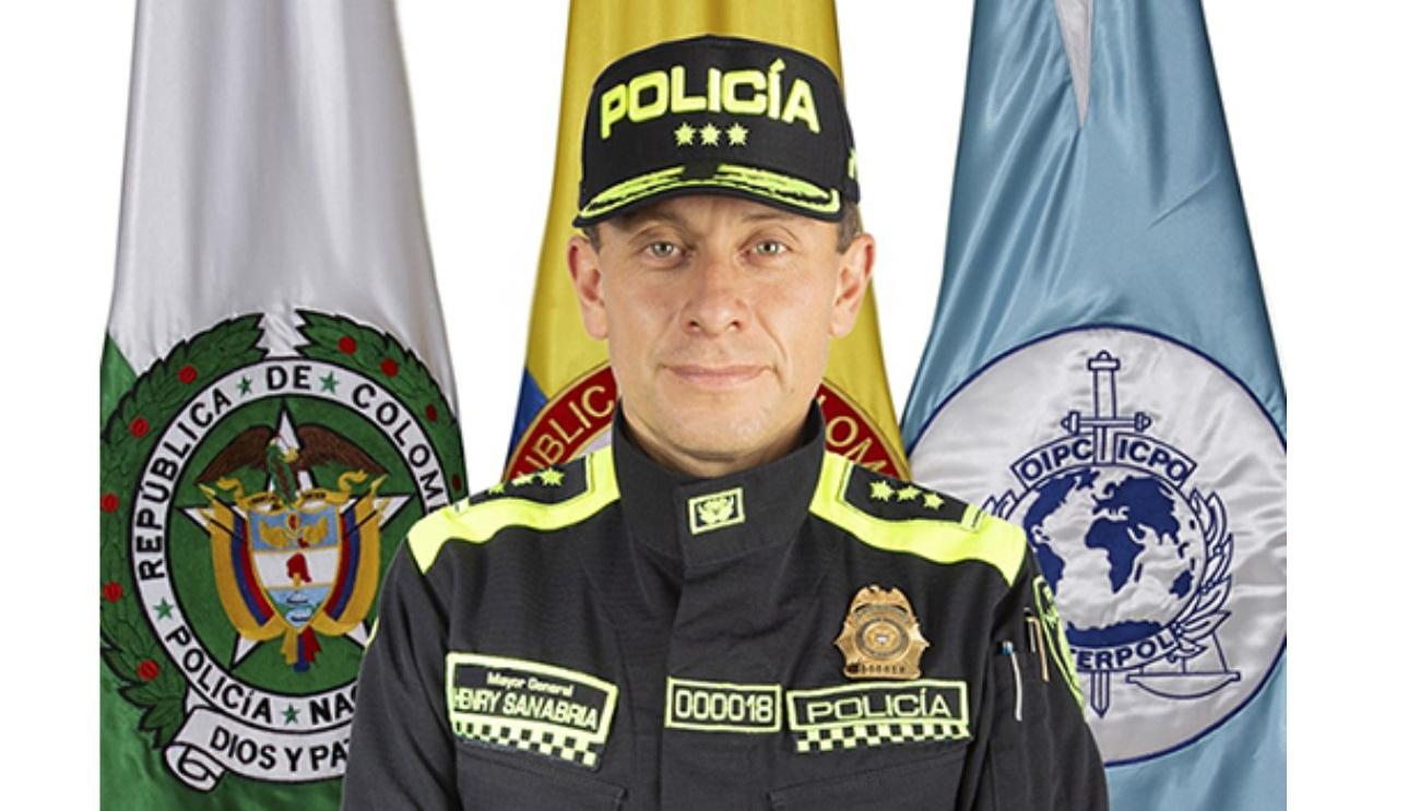 General Henry Sanabria, director de la Policía Nacional.