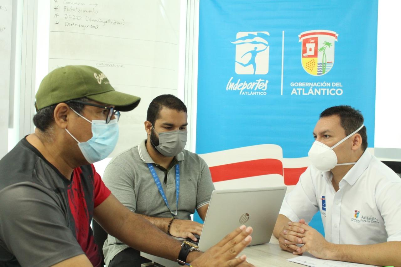 El área jurídica de Indeportes Atlántico participó activamente en el proceso.