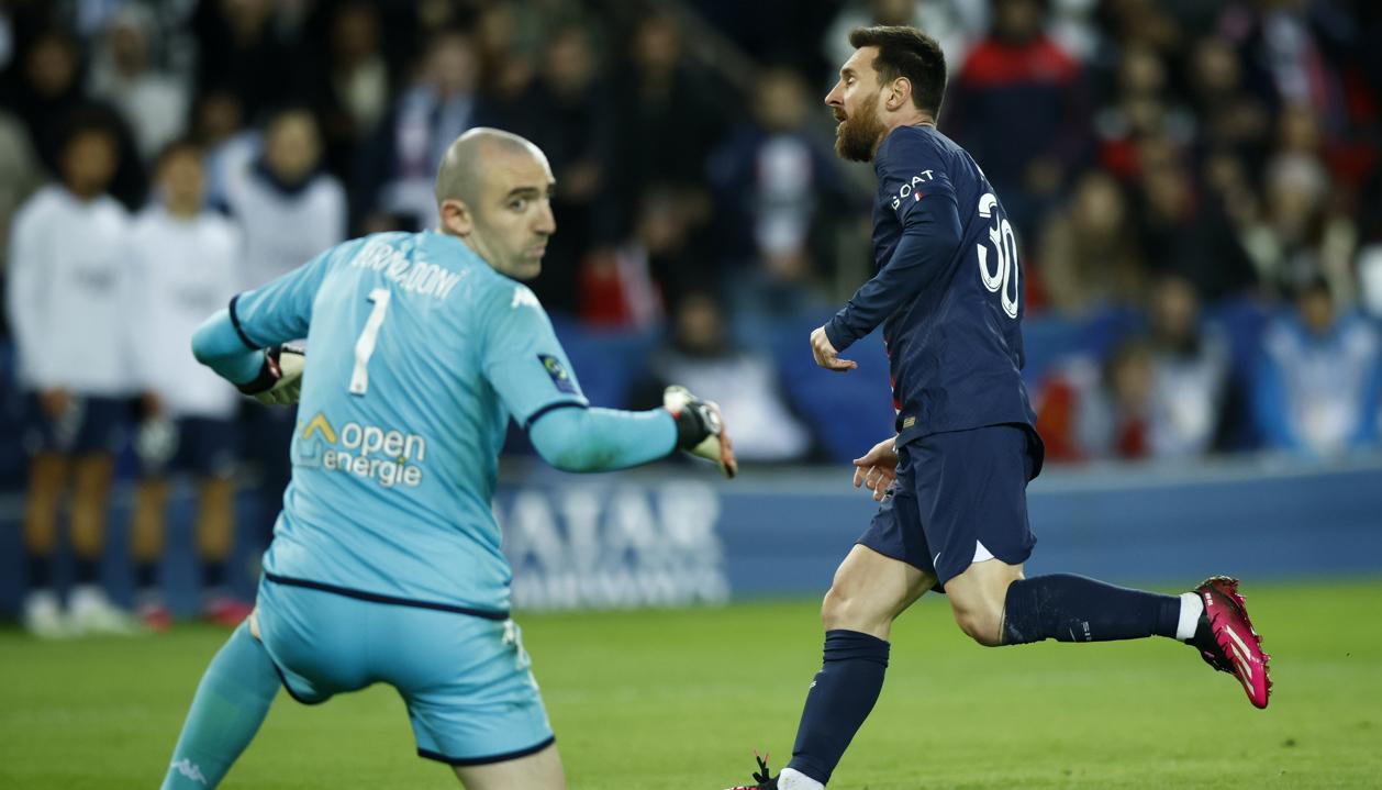 Lionel Messi marcó el segundo gol del PSG.