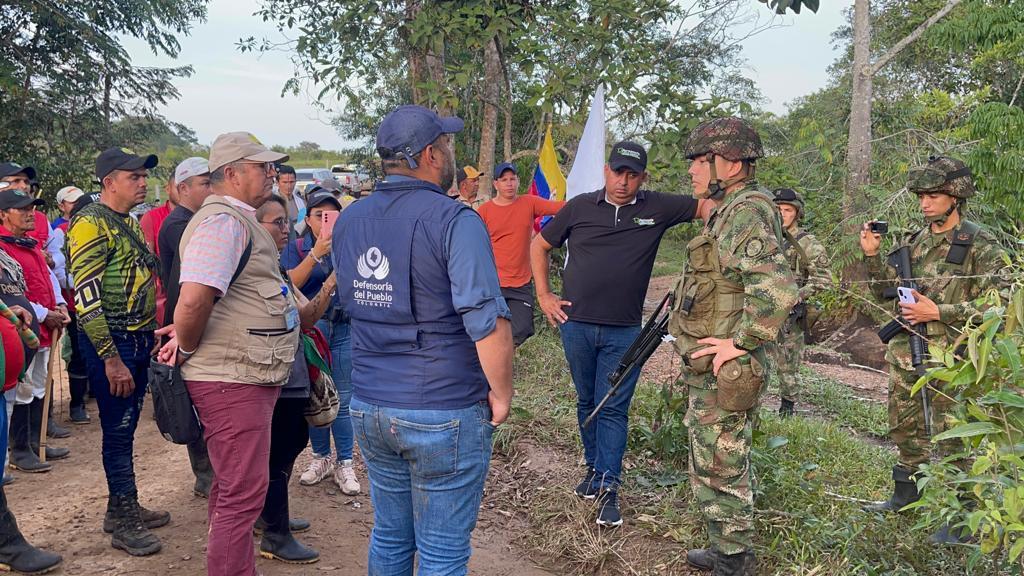 Reuniones de mediación de la Defensoría.