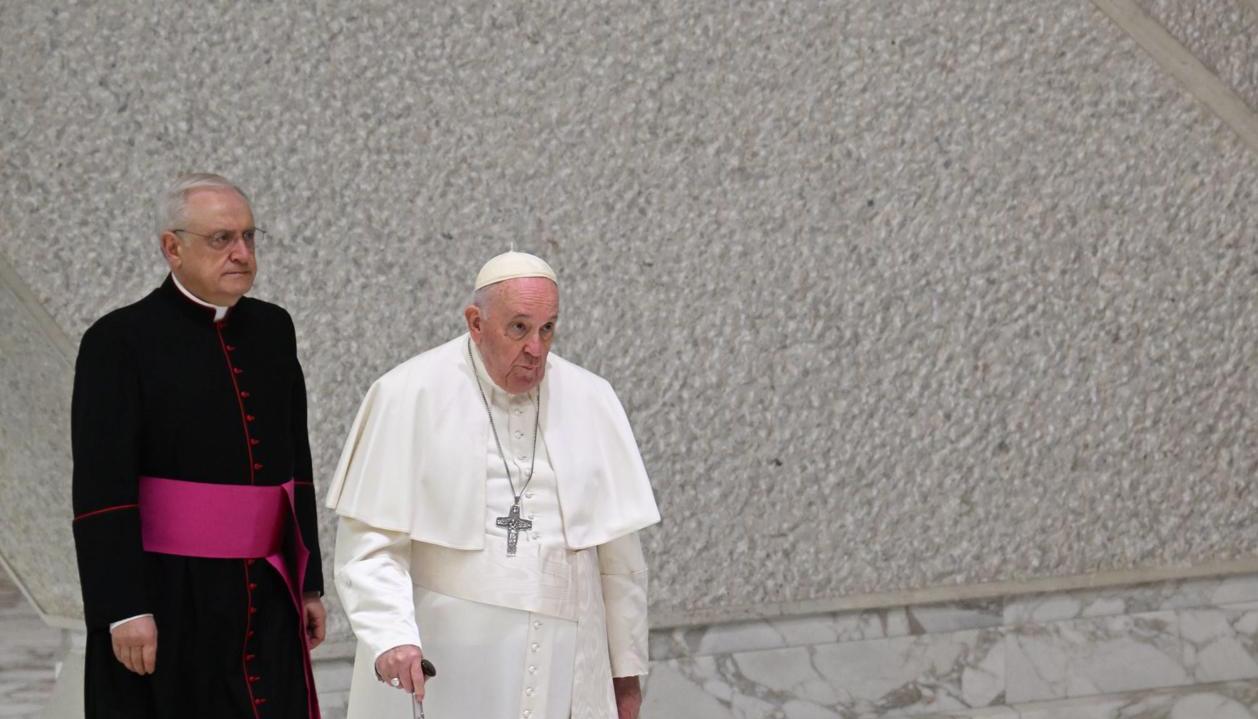 El Papa Francisco a su llegada a la audiencia general de este 25 de enero en el Vaticano.
