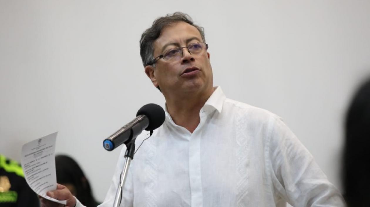 El Presidente de la República, Gustavo Petro.