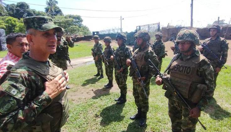 Tropas de la octava brigada fueron desplazadas a zona rural de Puerto Rondón.