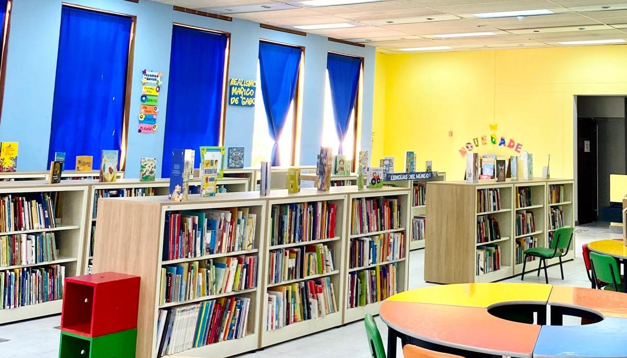 Sala infantil del Centro Cultural del Banco de la República de Santa Marta.