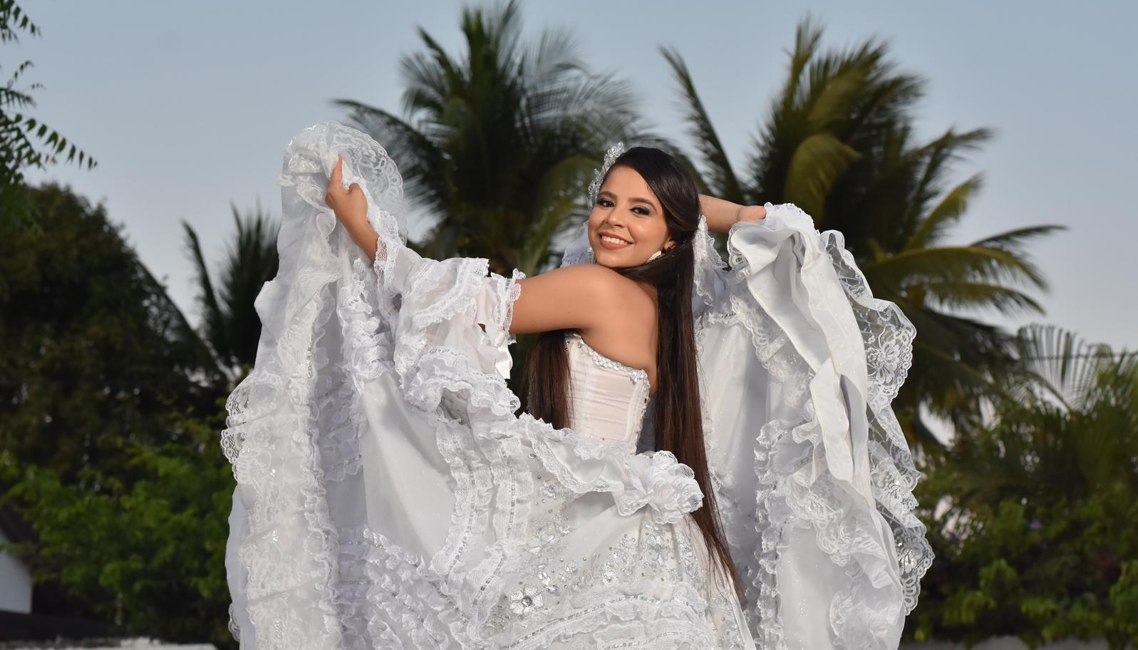 Sara Barrios Caballero, Reina del Carnaval de Palmar de Varela 2023.