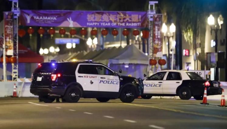 El ataque armado se produjo en Monterey Park, unos 13 kilómetros al este de Los Ángeles.