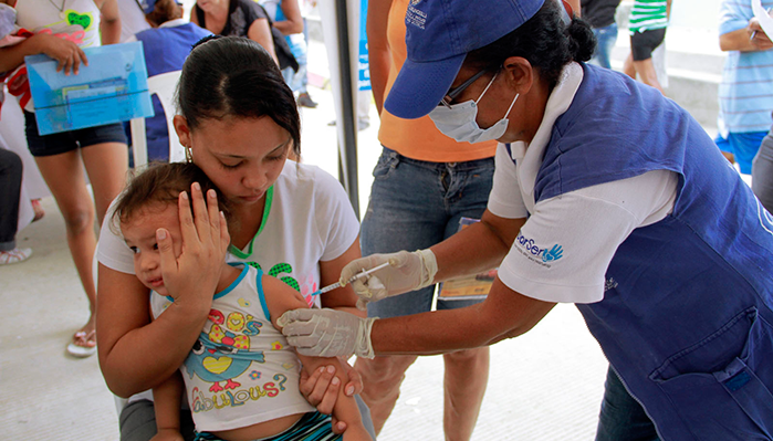 Los niños de 2 a 5 años recibirán su primer refuerzo de Triple Viral.