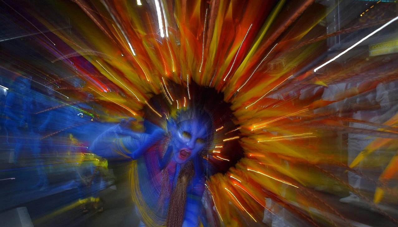 Disfraz de Avatar.