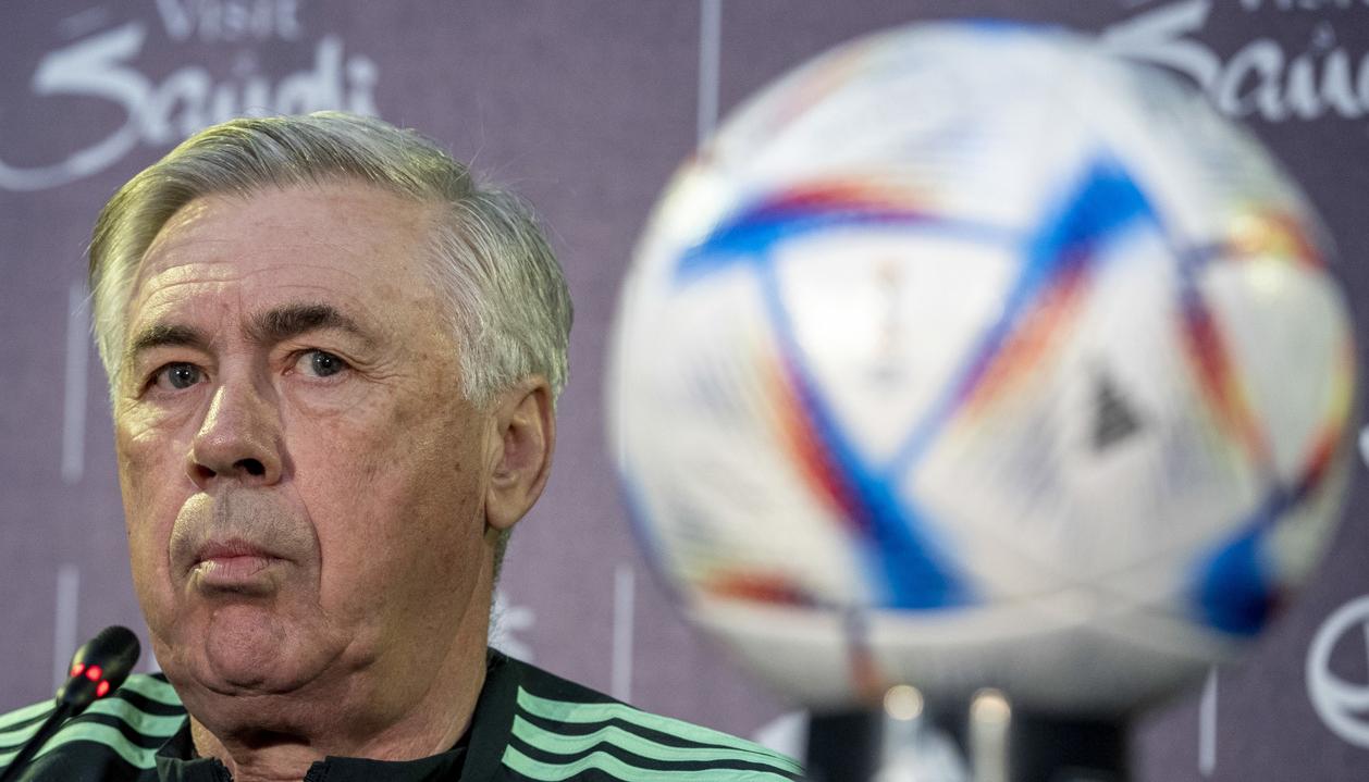 Carlo Ancelotti, entrenador italiano del Real Madrid.