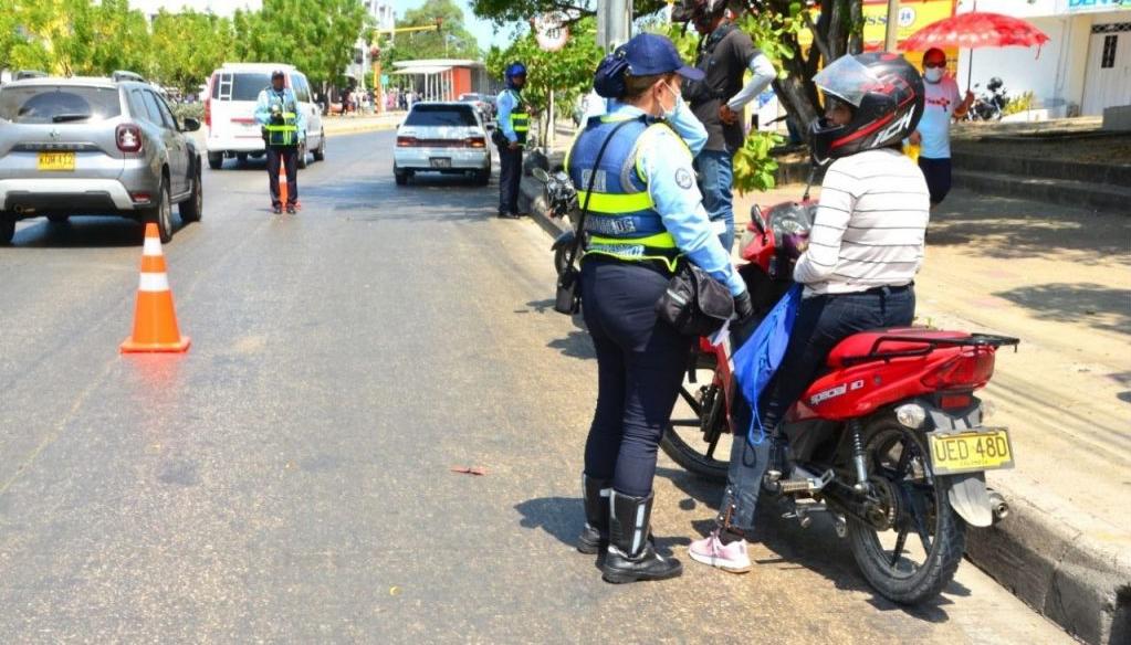 Operativos del DATT en Cartagena