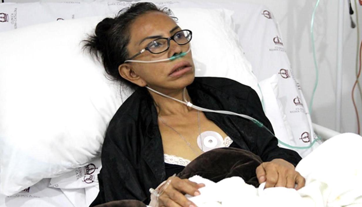 Enilce López sometida a tratamiento médico durante la ejecución de la pena.
